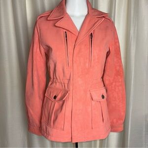 Desigual Multi-Pocket Zip Front Utility Jacket Coat